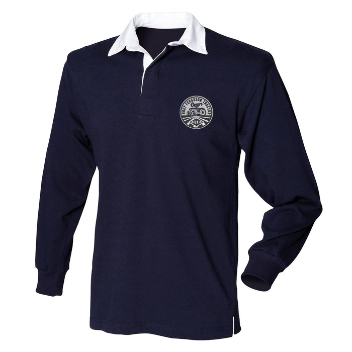 Grey Ferguson Tractor Owners Long Sleeve Rugby Shirt