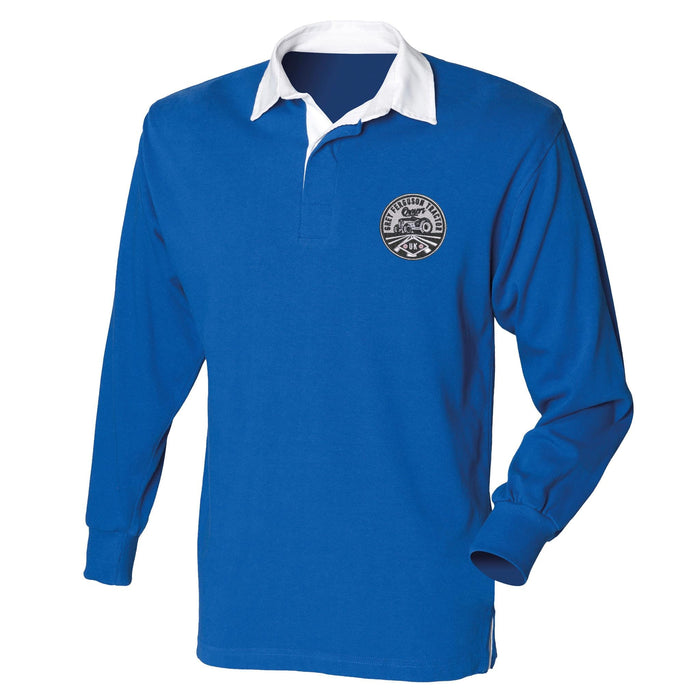 Grey Ferguson Tractor Owners Long Sleeve Rugby Shirt