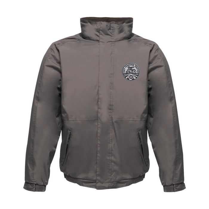 Grey Ferguson Tractor Owners Waterproof Jacket With Hood
