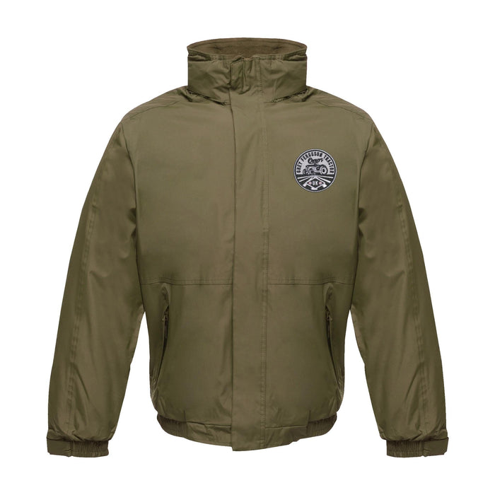 Grey Ferguson Tractor Owners Waterproof Jacket With Hood