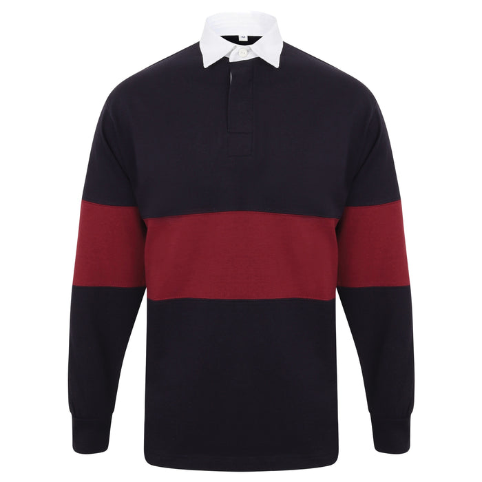 Long Sleeve Panelled Rugby Shirt