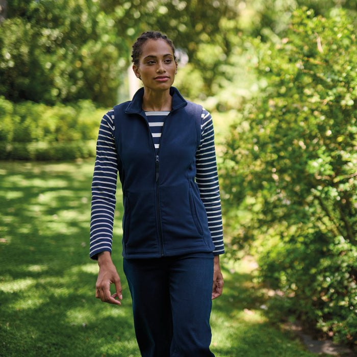 Ladies Fleece Gilet Personalised Outerwear Quote