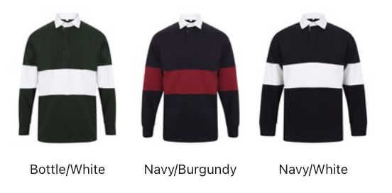 Long Sleeve Panelled Rugby Shirt
