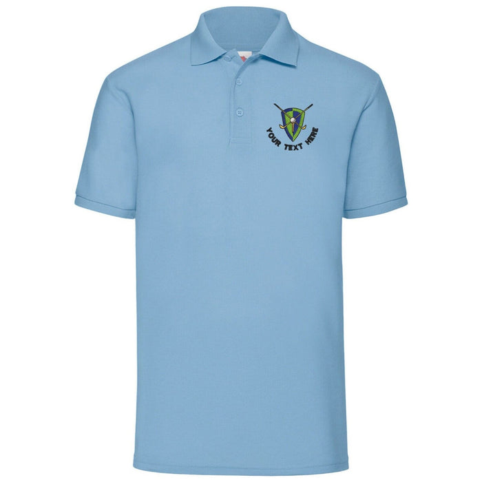 Golf Tour Polo Shirt with customised embroidered logo! Design 4