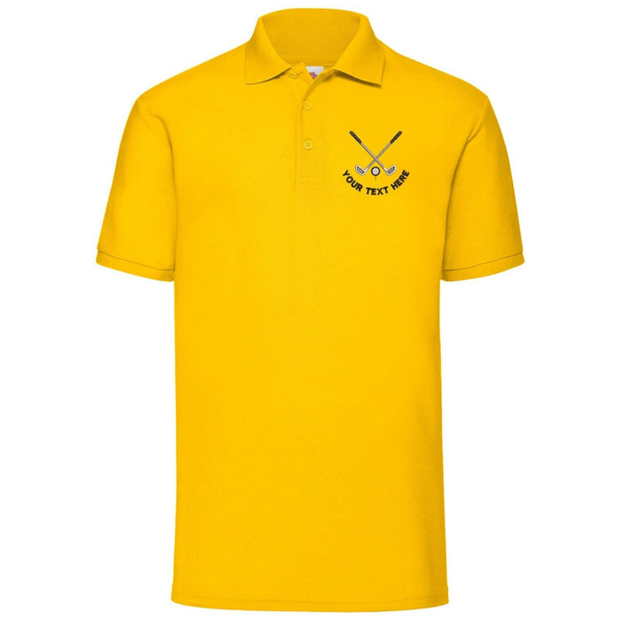 Golf Tour Polo Shirt with customised embroidered logo! Design 5