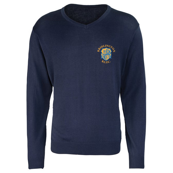 Bridlington Rugby Club - V-Neck Knitted Sweatshirt