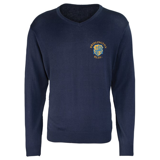 Bridlington Rugby Club - V-Neck Knitted Sweatshirt