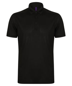 Stretch polo shirt with wicking finish (slim fit)