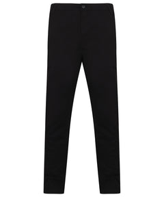 Stretch chinos with flex waistband