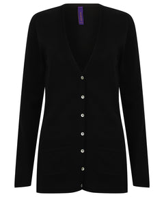 Women's v-button cardigan