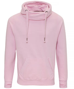Cross neck hoodie