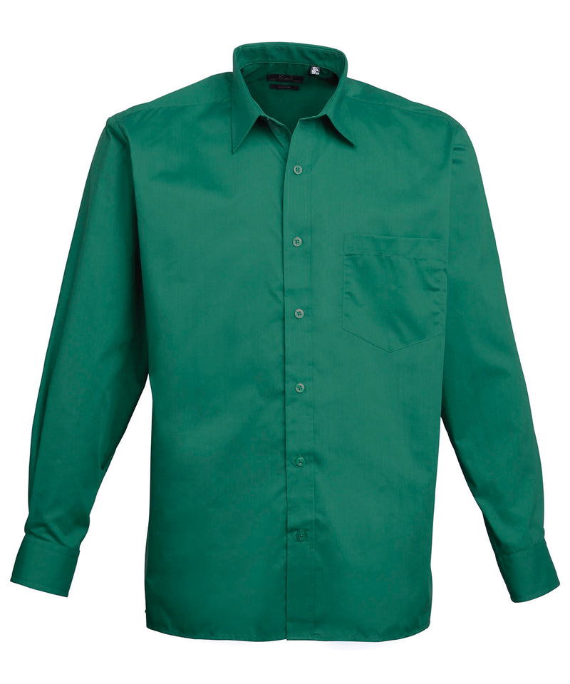 Long sleeve poplin shirt