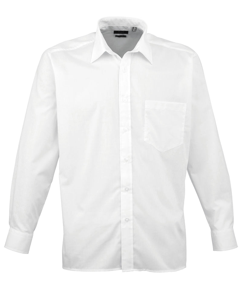 Long sleeve poplin shirt