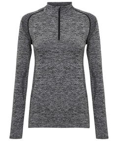 Women's TriDri® seamless '3D fit' multi-sport performance zip top