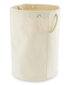 Heavy canvas storage trug