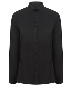 Women's modern long sleeve Oxford shirt