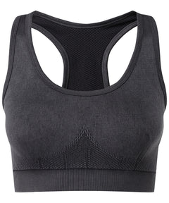 Tridri® seamless 3D fit" multi-sport sculpt bra top denim"
