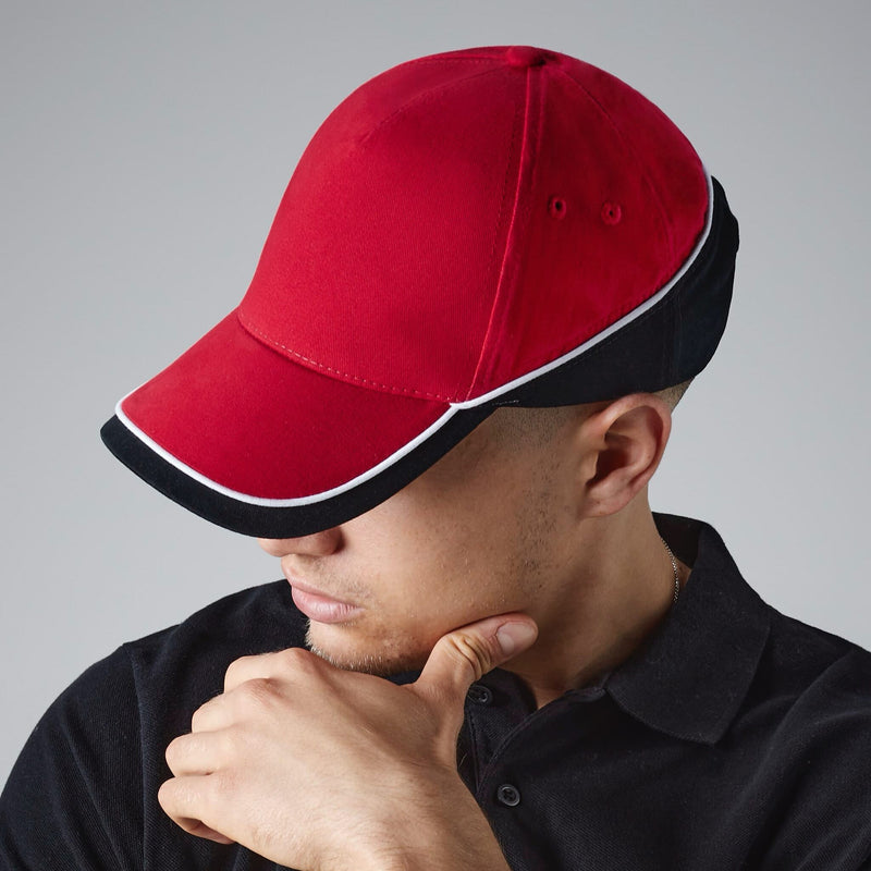 Contrast Baseball Cap Personalised Headwear Quote
