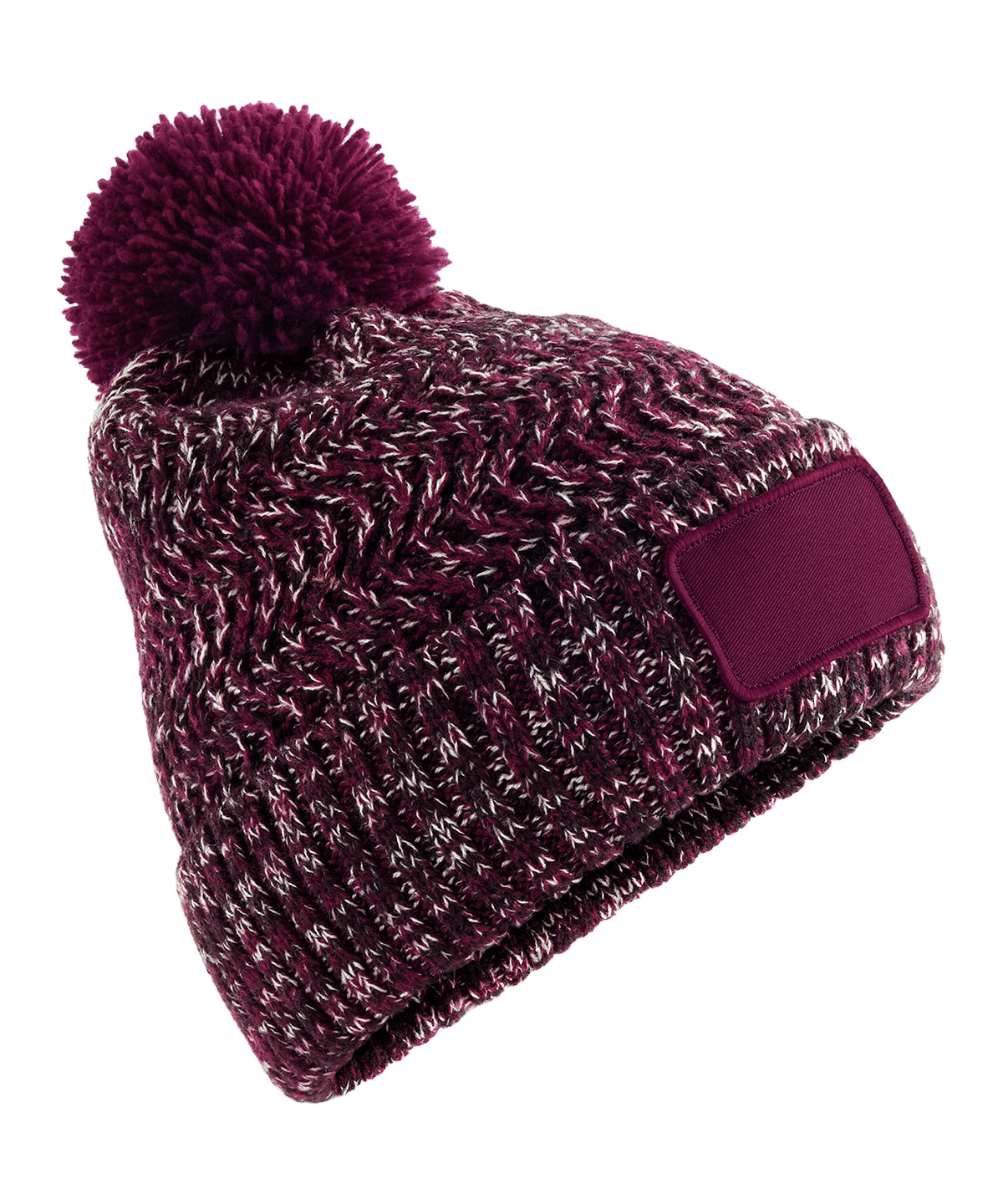 Ramble patch pom-pom beanie
