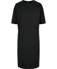 Women's organic oversizes slit tee dress