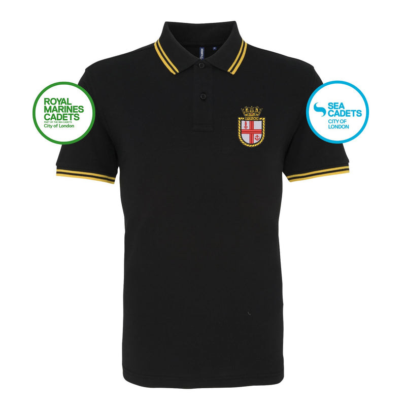 Cadet Force Adult Volunteer (CFAV) Fitted Tipped Polo Shirt