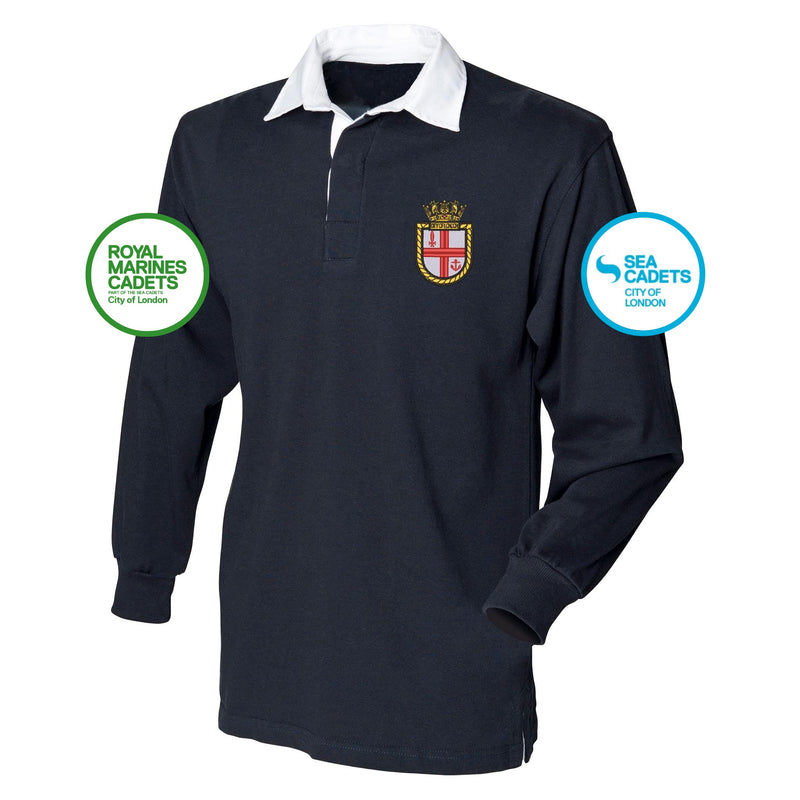 Cadet Force Adult Volunteer (CFAV) Long Sleeve Rugby Shirt
