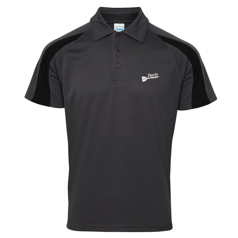 Darts Contrast Polyester Polo