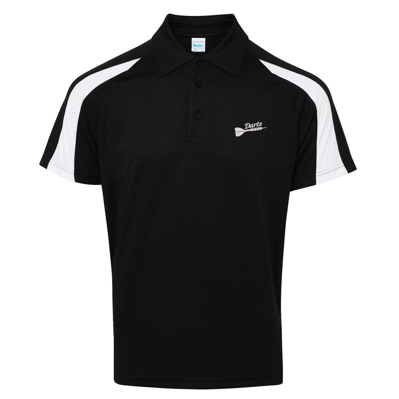 Darts Contrast Polyester Polo