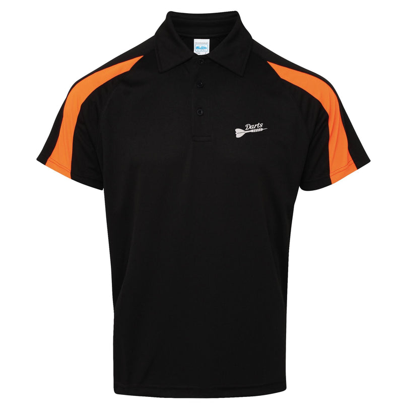 Darts Contrast Polyester Polo