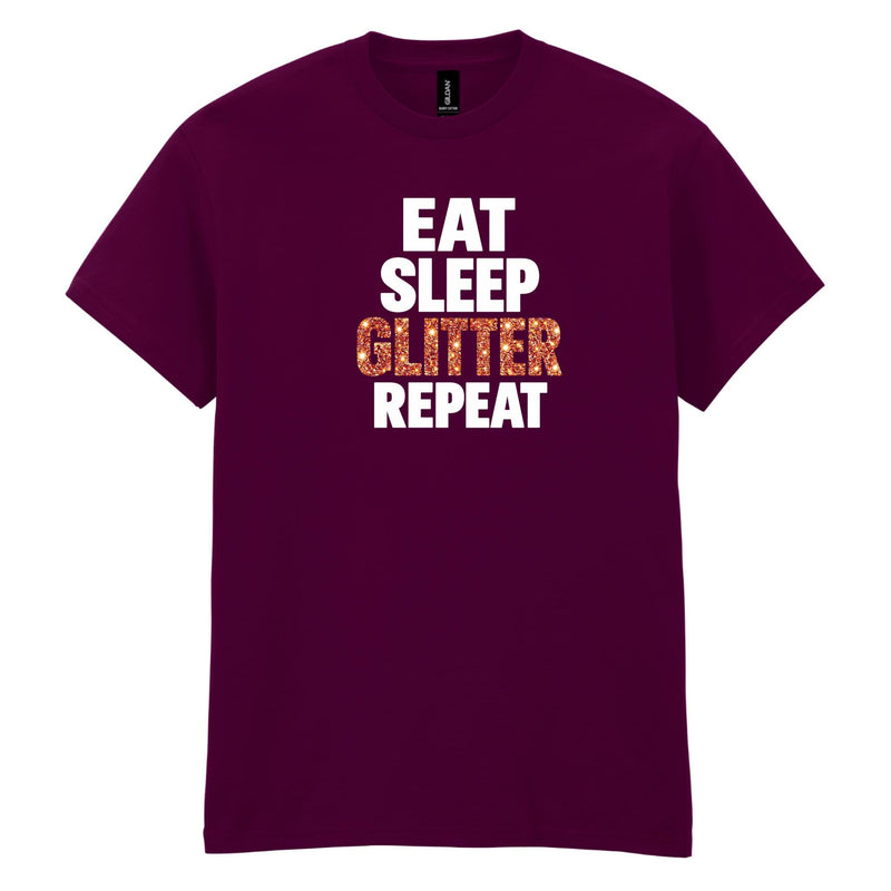 Holy Shirt - Eat Sleep Glitter Repeat T-Shirt