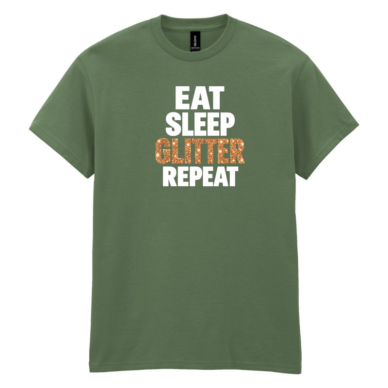 Holy Shirt - Eat Sleep Glitter Repeat T-Shirt