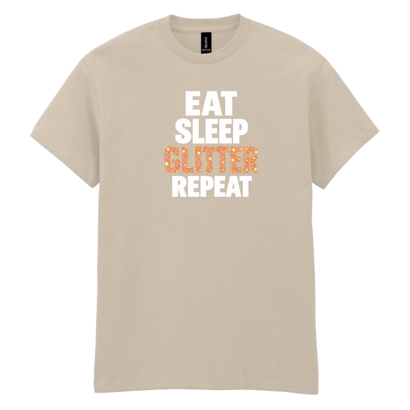 Holy Shirt - Eat Sleep Glitter Repeat T-Shirt