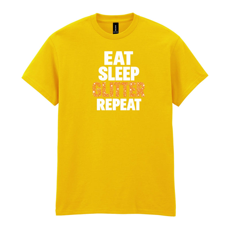 Holy Shirt - Eat Sleep Glitter Repeat T-Shirt