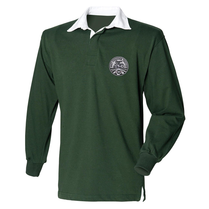 Grey Ferguson Tractor Owners Long Sleeve Rugby Shirt