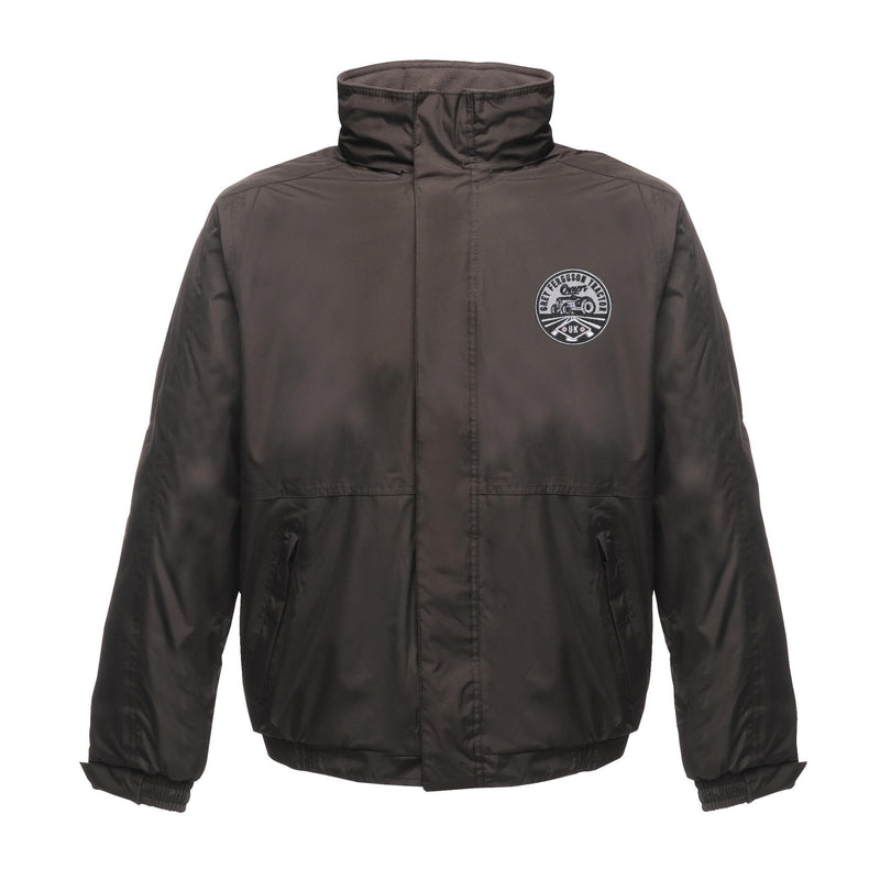 Grey Ferguson Tractor Owners Waterproof Jacket With Hood