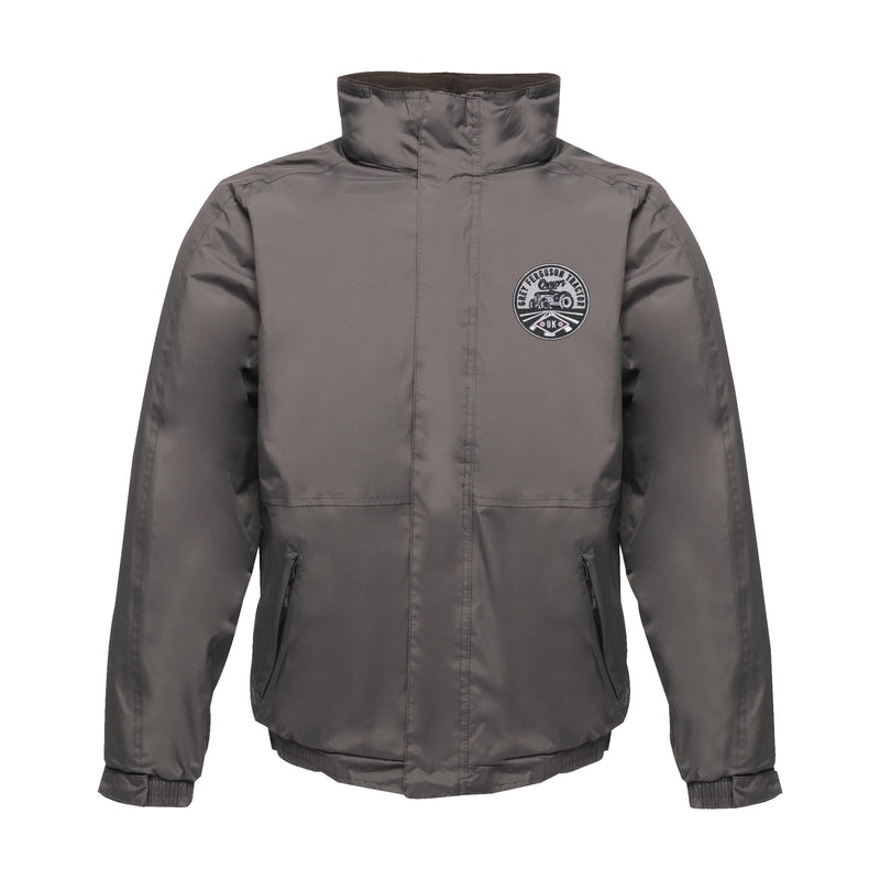 Grey Ferguson Tractor Owners Waterproof Jacket With Hood