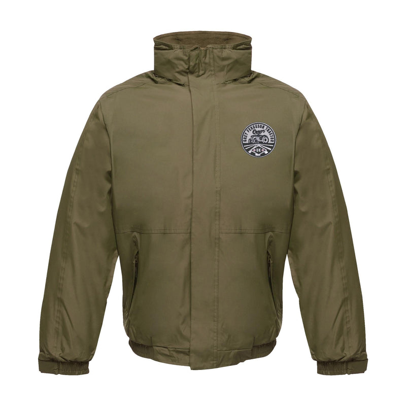 Grey Ferguson Tractor Owners Waterproof Jacket With Hood