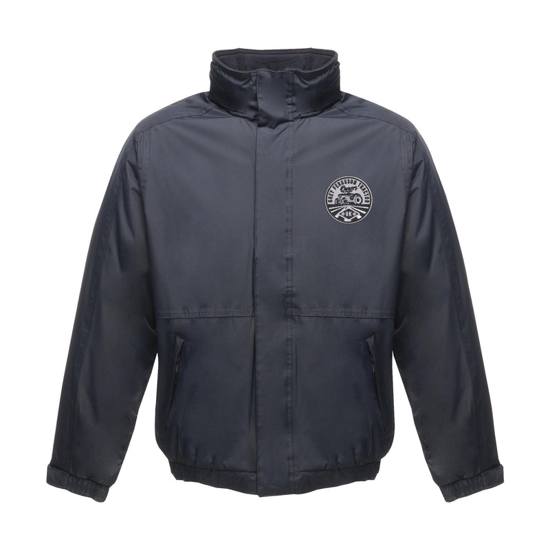 Grey Ferguson Tractor Owners Waterproof Jacket With Hood