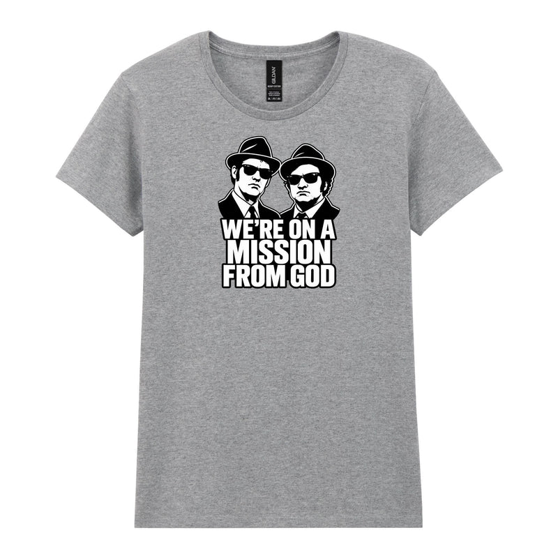 Holy Shirt - Mission From God Womens T-Shirt
