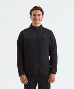 'Agility' men's panelled fleece jacket