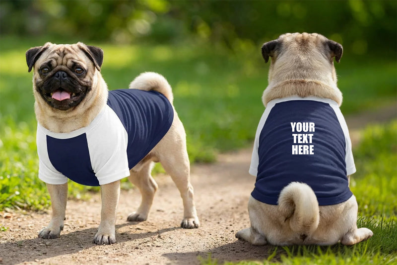 Personalised Dog’s Raglan T-Shirt - Portman and Pooch