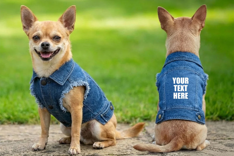 Personalised Dog’s Denim Jacket - Portman and Pooch