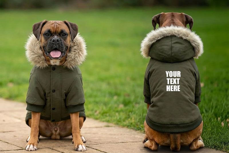 Personalised Dog’s Parka Jacket - Portman and Pooch