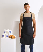 Cotton bib apron, organic and Fairtrade certified
