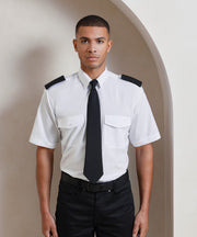Short sleeve pilot shirt