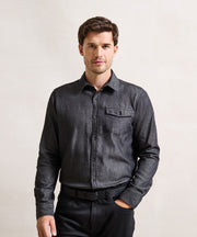 Jeans stitch denim shirt