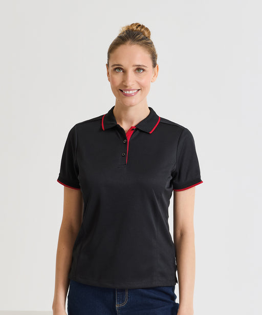 Women's contrast Coolchecker® polo