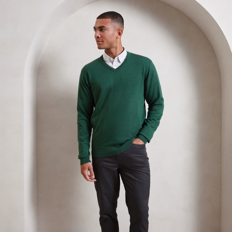 V-Neck Sweater Personalised Office and Hospitality Quote