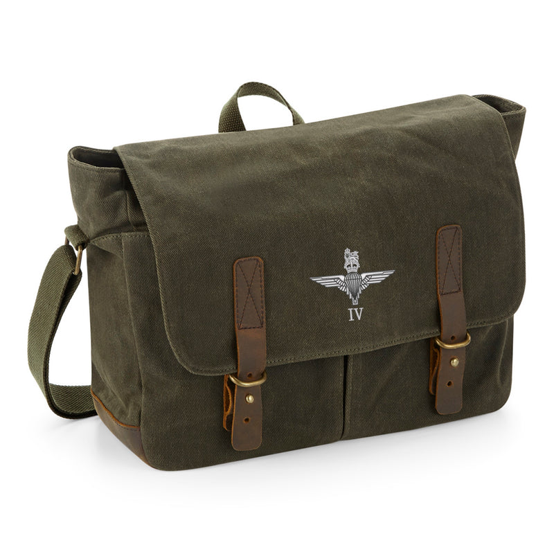 Parachute Regt - 4 Para Waxed Canvas Bag
