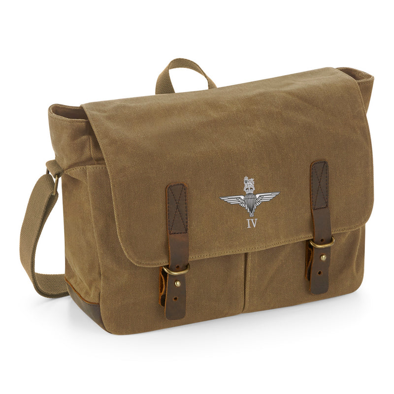 Parachute Regt - 4 Para Waxed Canvas Bag
